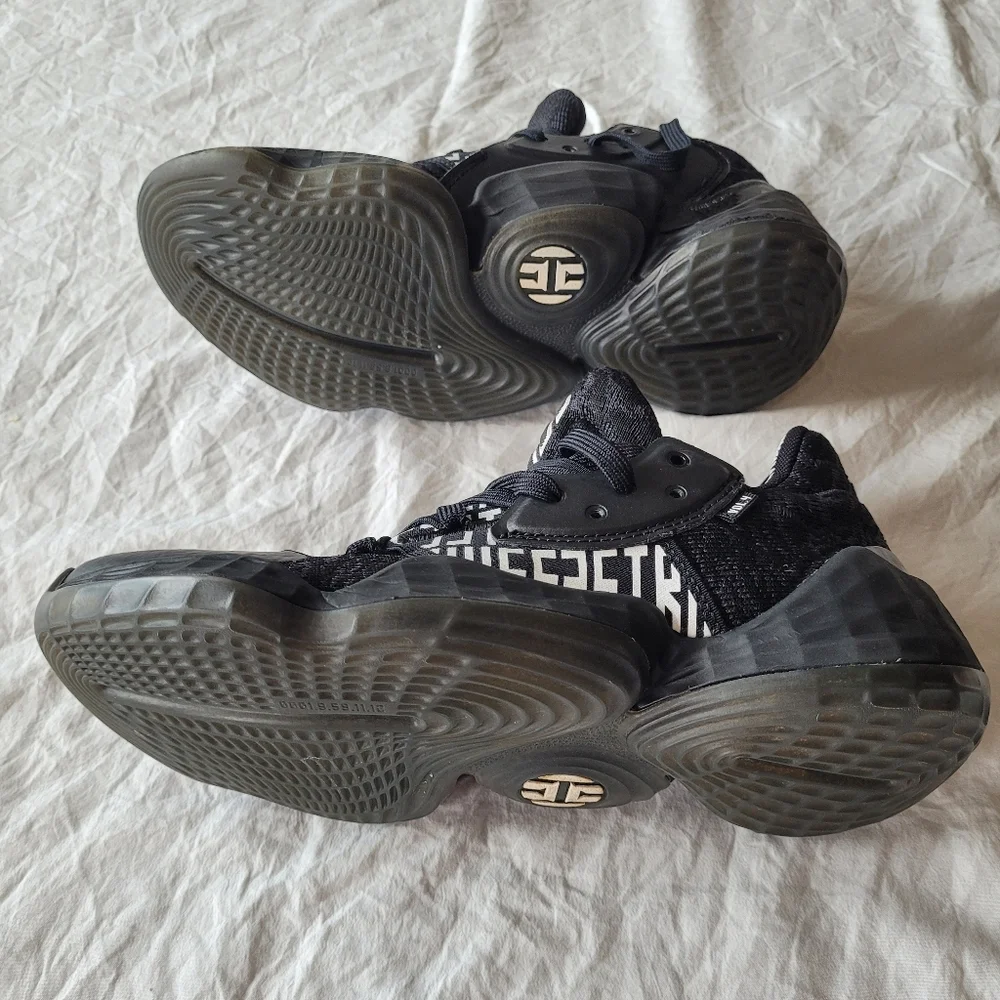 Adidas Harden V-4 Black and White Athletic Sneakers Size 6.5